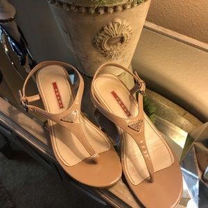 PRADA Tan Sandal